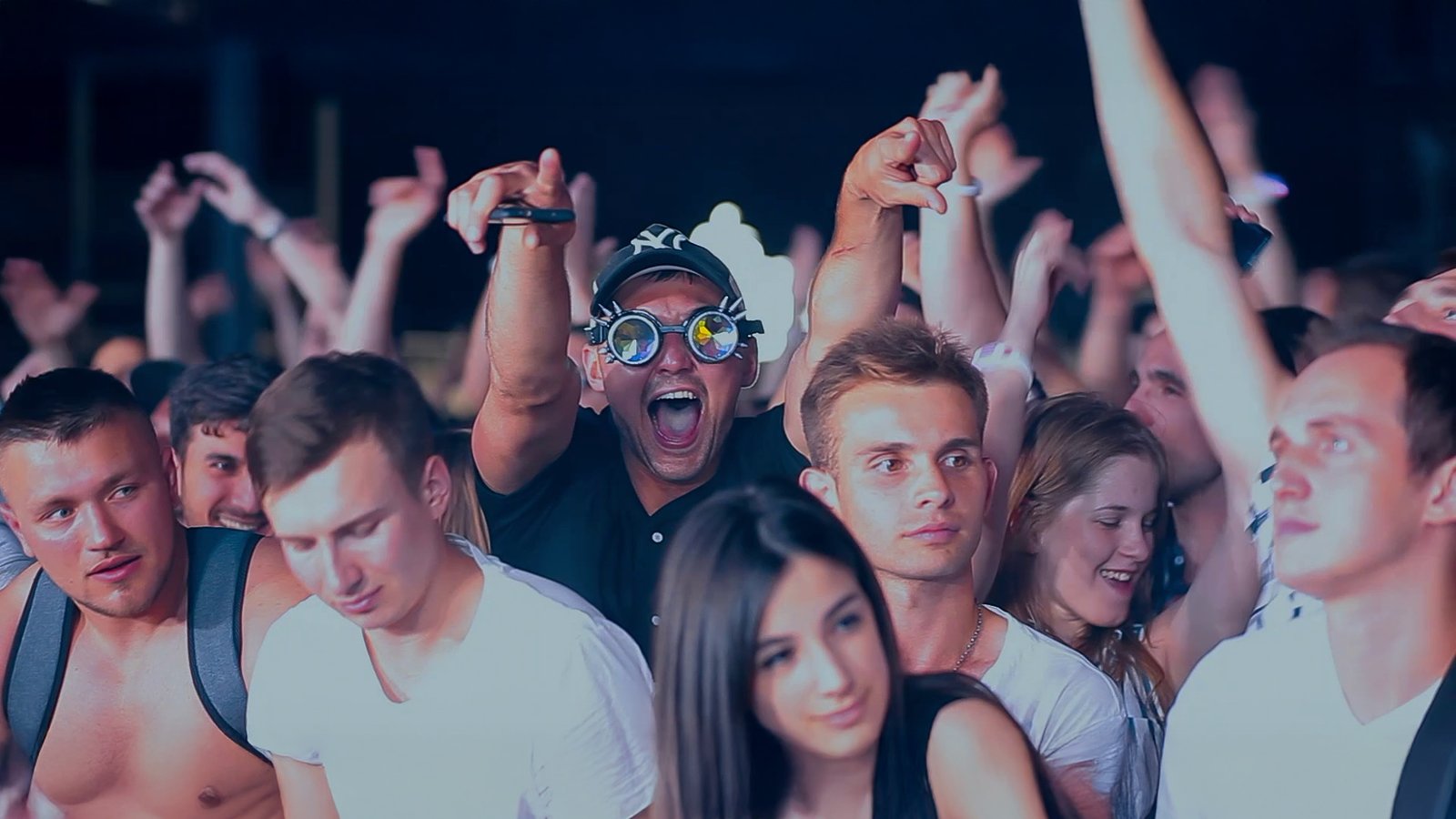 A concert video featuring well-known DJs, filmed in Ukraine.